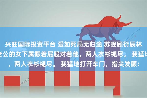兴旺国际投资平台 爱如死局无归途 苏晚顾衍辰林晚睛 吉普车内，首长老公的女下属撅着屁股对着他，两人衣衫褪尽。 我猛地打开车门，指尖发颤：